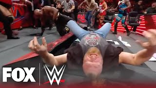 Brock Lesnar gets called out by Bobby Lashley and tears the arena apart  WWE on FOX [upl. by Hestia]