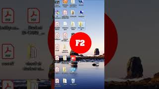 Rename Folder Shortcut key  Rename folder and file  shortvideo new shorts shortcut computer [upl. by Sonitnatsnok]