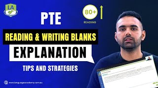 PTE Reading and Writing Blanks Rules amp Shortcuts  Practice Explanation  Language Academy [upl. by Lupee]