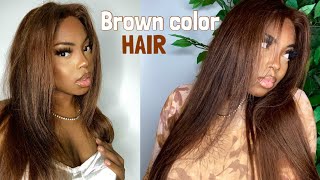 BROWN HAIR  🤎 TUTO COLORATION MARRON SUPER FACILE [upl. by Wesla]