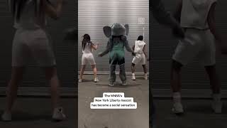 The Internet Is Loving NY Libertys Ellie the Elephant Mascot [upl. by Cypro]