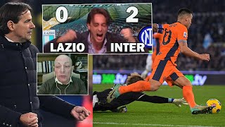 LazioInter 02  Tramontana Marcello con lInter non parli mai di calcio Il merito a Inzaghi [upl. by Ellevart]