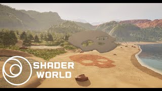 UE5  Shader World 36 Update Stream  CPU Backend  Material Interface  Terrain Hole  Mesh Brush [upl. by Garnett]