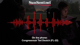 Congressman Ted Deutch calls Parkland students on the way to Tallahassee [upl. by Teryn]