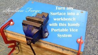 Build a versatile removable Vice vise Mount  Swallow Forge No 21 [upl. by Enela]