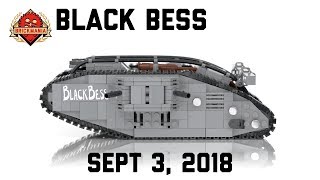 quotBlack Bessquot  Mark IV Heavy Tank  Custom Military Lego [upl. by Fairbanks]