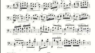 JeanLouis Duport Etude No 1 for Cello Score [upl. by Delmor]