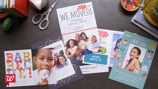 Create Double Sided Post Cards at Walgreens [upl. by Fabrin]