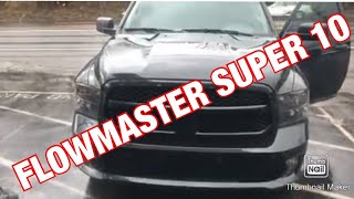 2018 Dodge Ram 57 HEMI DUALS w Flowmaster Super 10 [upl. by Dun]