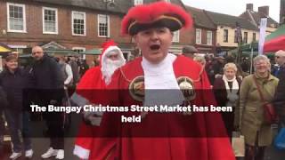 Bungay Christmas Street Market takes over town [upl. by Hartmunn]