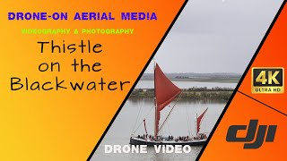 Sailing Barge Thistle on the River Blackwater [upl. by Aleet]