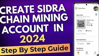 HOW TO CREATE SIDRA CHAIN ACCOUNT [upl. by Accemahs]