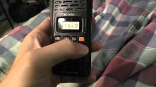 How to program frequencies in MR mode on an ICOM ICV82 [upl. by Katherina438]