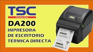 TSC DA210  DA220 Impresora de Etiquetas para Envíos y Paqueteras [upl. by Genisia499]