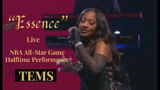 Tems “Essence” Live at NBA AllStar Game 2023 [upl. by Rudin130]