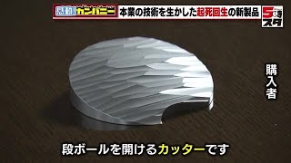 【手が切れないナイフ】コロナ禍で苦境の自動車部品メーカー 新たに作ったのは「ナイフ」 手で触っても切れない技術で新ビジネス【感動カンパニー】 2024年8月14日 [upl. by Cestar424]