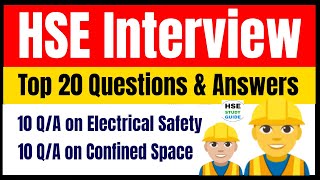 Top 20 Safety Officer Interview Questions amp Answers  ElectricalConfined Space Safety Interview QA [upl. by Nnylireg543]