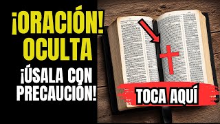 ✨🙏 ORACIÓN OCULTA de la BIBLIA 📖 que hace MILAGROS 🌟 ¡muy SECRETA 🔒 [upl. by Chrisse781]