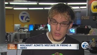 Walmart offers worker his job back [upl. by Dnalyram]