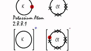 This is how the ionic bond forms in Potassium Chloride KCl [upl. by Pierpont]