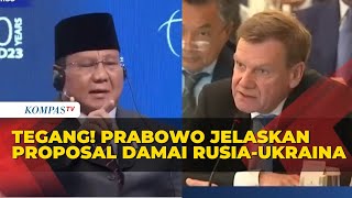 Tegang Momen Prabowo Menjawab Pertanyaan German Soal Proposal Damai RusiaUkraina [upl. by Eamanna827]