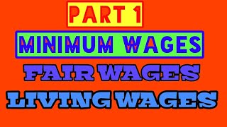 Minimum WagesFair Wages Living WagesLabour Law LLBJUDICIARYConstitution [upl. by Hadwyn]