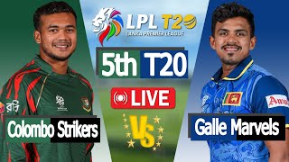 LPL LIVE  Live cricket match today  Galle vs Colombo Score 5th Match [upl. by Anauqal]