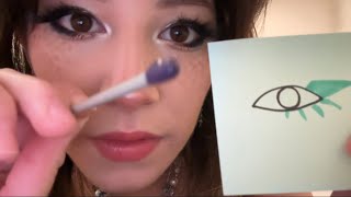 stick n poke tattoo eyeliner asmr [upl. by Sixel6]