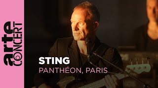 Sting  live session at the Panthéon in Paris  ARTE Concert [upl. by Aihcropal552]