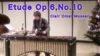 Clair Omar Musser Etude Op6No10 in C Major cuorelibero [upl. by Shirk]