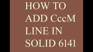 HOW TO ADD CLINE AT SOLID 6141 SETUP BOX [upl. by Yeaton492]