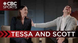 Tessa Virtue amp Scott Moir reminisce about their hall of fame career in this raw amp uncut interview [upl. by Anawd834]