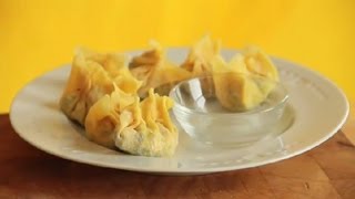 How to Make Chinese Dumplings With Wonton Skins  Dumpling Recipes [upl. by Ainslie]