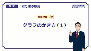 【高校 数学Ⅲ】 微分法４０ グラフのかき方１ （２３分） [upl. by Coe]