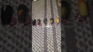 Tye dye halloween nails nails nailart nailcare [upl. by Adler]