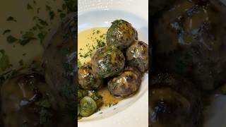 BEST MEATBALLS EVER ⭐️⭐️ Michelin Star Aquavit in NYC [upl. by Sabino]