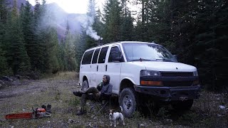 One LAST glimpse of summer in the Rockies  Van Life camping [upl. by Plusch]