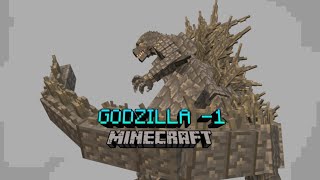 godzilla addon Godzilla minus one  Minecraft [upl. by Notfa]