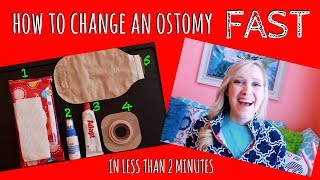 How To Change Your Ostomy FAST [upl. by Nnahs]