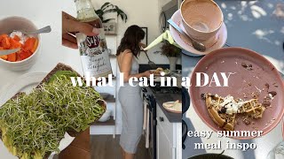 what I eat in a day  fixing my gut health recovering from chronic stress amp easy summer meal inspo [upl. by Lacee]