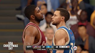 NBA Live 16  Christmas Day Game  Cavaliers vs Warriors  Highlights  LeBron James vs Steph Curry [upl. by Tebazile]