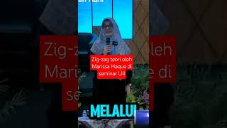 Zigzag teori oleh Marissa Haque di seminar Universitas Islam Indonesia [upl. by Neenaej]