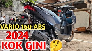 lho kok Gini ‼️ review new vario 160 abs warna terbaru 2024 [upl. by Eppilihp]