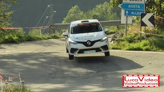 44° Rally Valle dAosta 2023 VairoliCiocca Clio Rally5  Passaggi esterni [upl. by Miharba898]