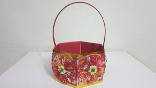 CNY TUTORIAL NO 47  Hongbao Basket [upl. by Odie774]