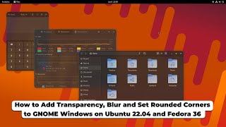 How to Install Mutter Rounded on Ubuntu 2204 and Fedora 36 [upl. by Jule]