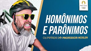 Homônimos e Parônimos  Olimpíada do Prof Noslen professornoslen homonimos paronimos olimpíada [upl. by Arekahs]