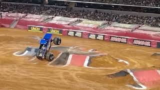 OverBored Truck Flips During Stunts Monster Jam [upl. by Hamal365]