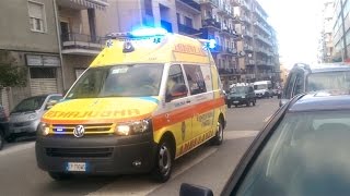 Full LEDServizio sanitarioEms Ambulanza Misericordia Cosenza in emergenza [upl. by Fritze]