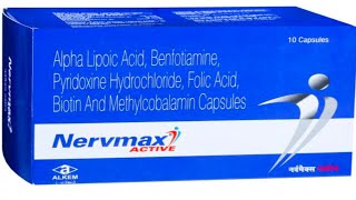 Nervmax Active capsule Benefits Uses Dose price side effects nervmax active immunity booster [upl. by Latisha]